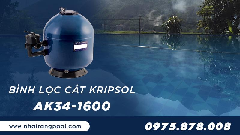 Bình lọc cát bể bơi Kripsol AK34-1600