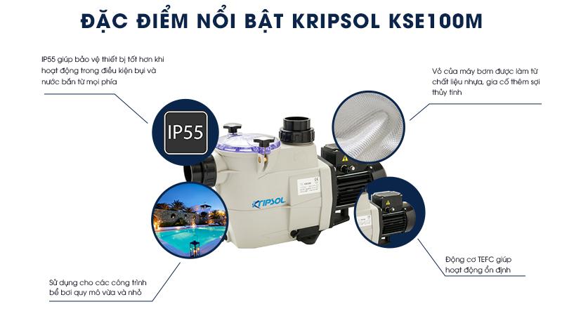 Đặc điểm nổi bật máy bơm Kripsol KSE100M
