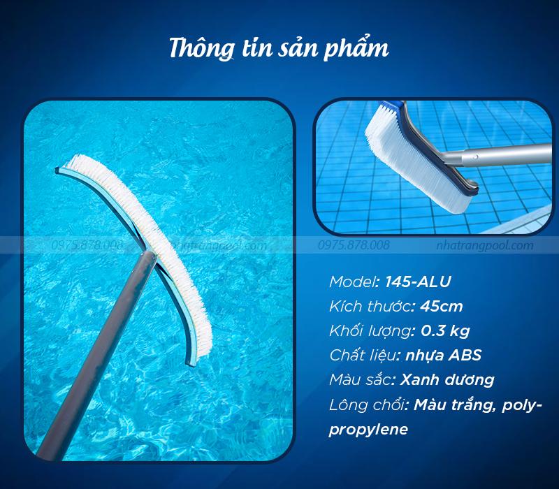 Thông tin sản phẩm chổi cọ bể bơi Midas 45cm