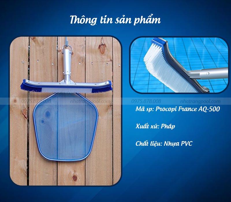 Thông tin sản phẩm chổi cọ vệ sinh bể bơi Procopi France AQ-500