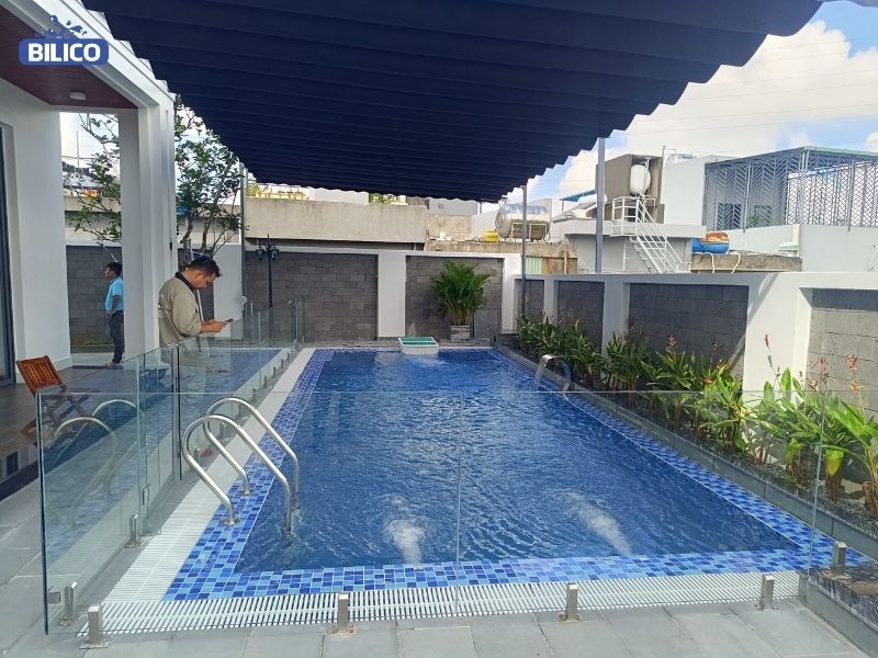 Công trình bể bơi của anh Sơn Tùng ở Vĩnh Ngọc, Nha Trang